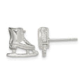 Sterling Silver Ice Skate Mini Earrings