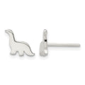 Sterling Silver Polished Dinosaur Post Earrings