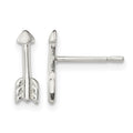 Sterling Silver Polished Arrow Post Earrings