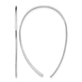 Sterling Silver Rhodium-plated Threader Earrings