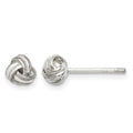 Sterling Silver Knot Post Earrings