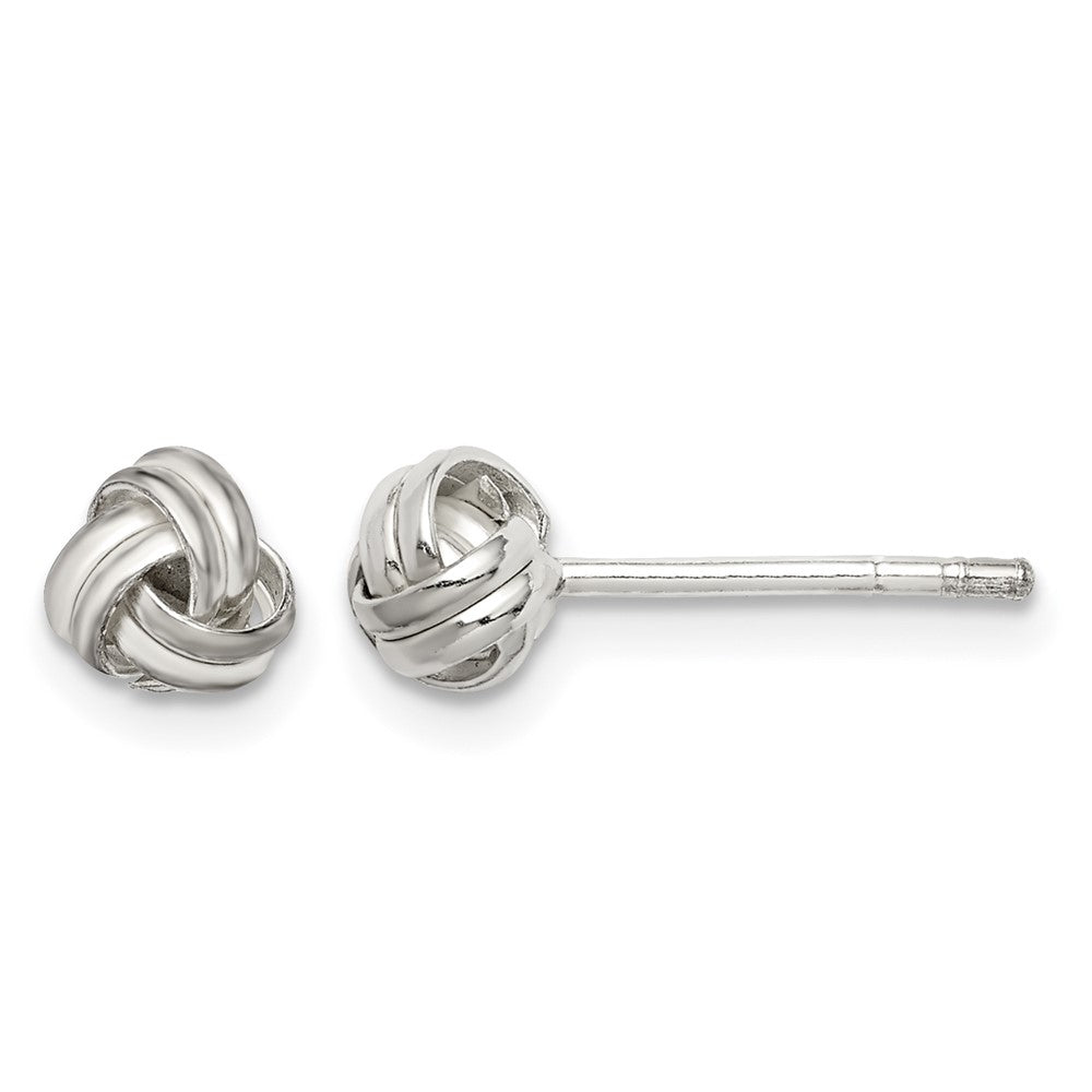 Sterling Silver Knot Post Earrings