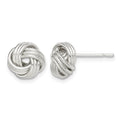 Sterling Silver Love Knot Post Earrings