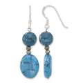 Sterling Silver Hematite, Howlite, Jasper, Crystal Earrings