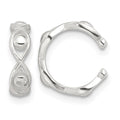 Sterling Silver E-Coating Polished Pair of 2 Cuff Earrings