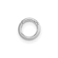 Sterling Silver Rhodium-plated Polished Single Cartilage Hoop Earring