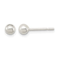 Sterling Silver 4mm Ball Earrings