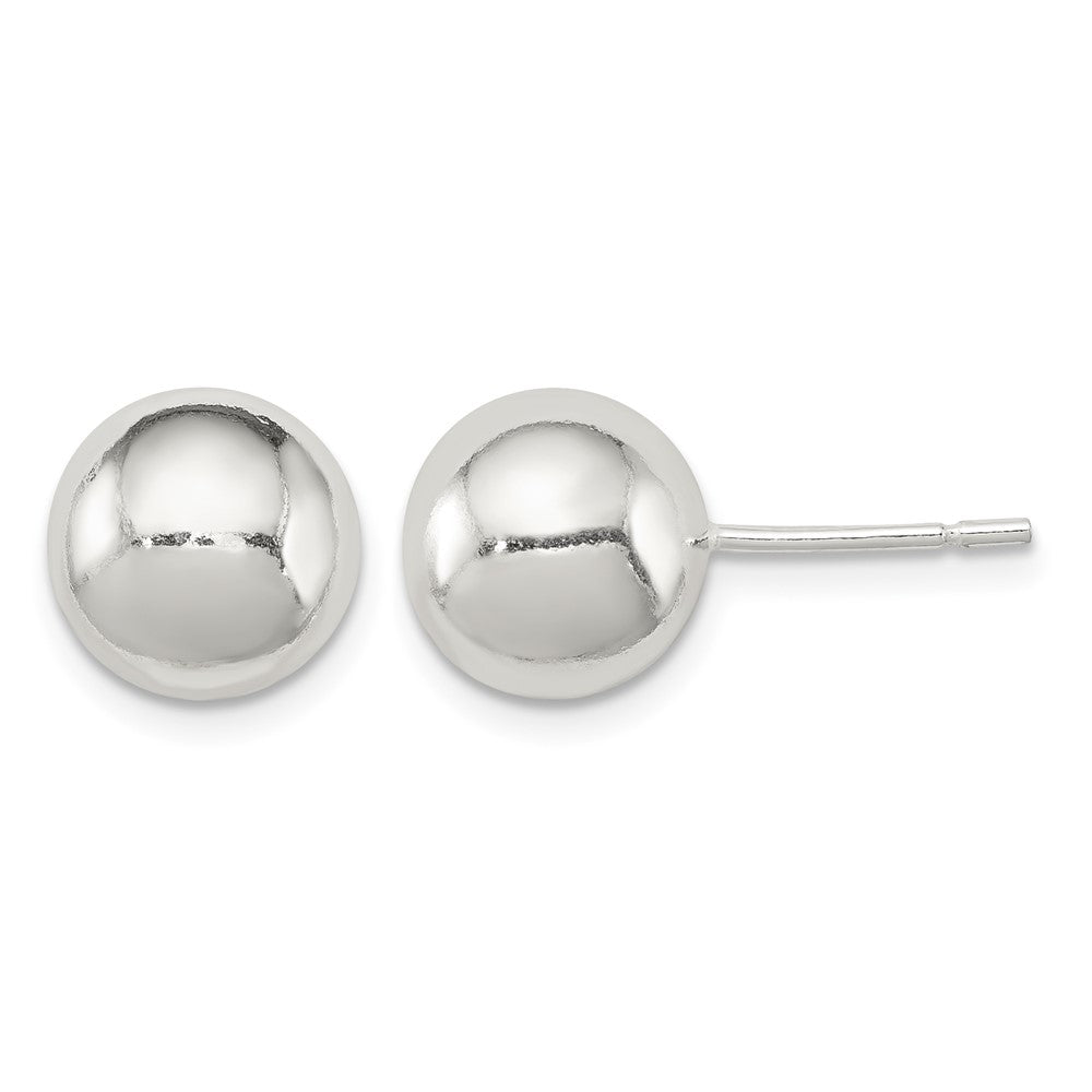 Sterling Silver Polished 9mm Ball Earrings
