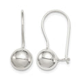 Sterling Silver 8mm Ball Earrings