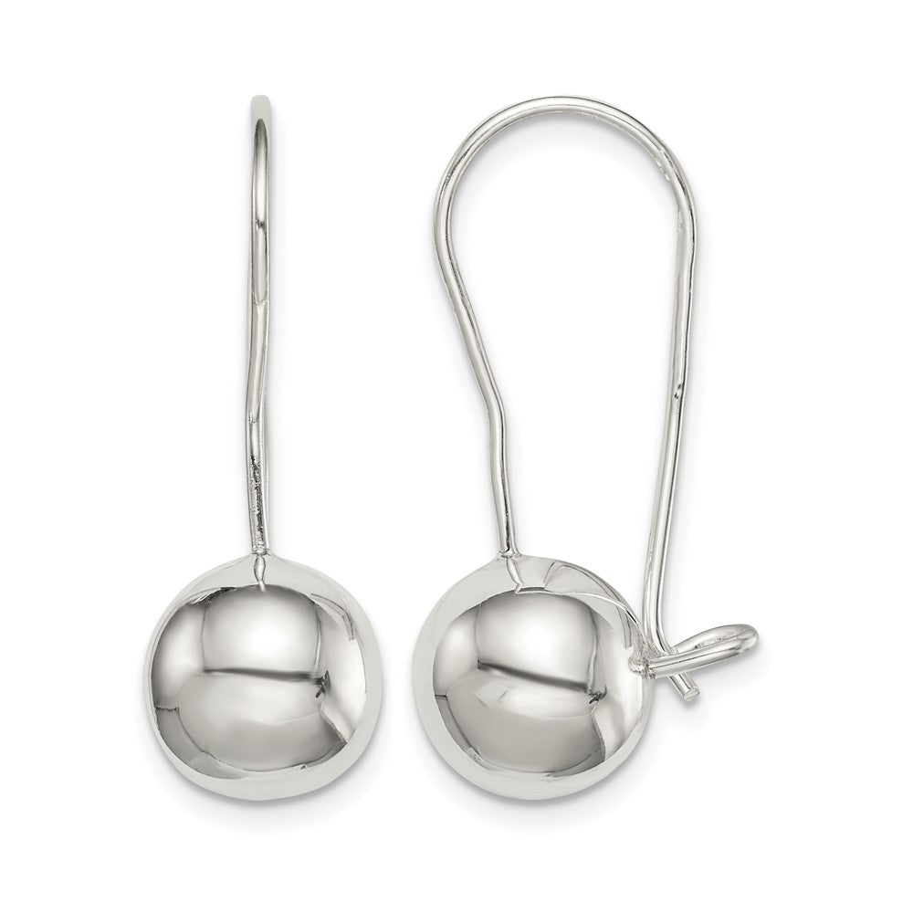 Sterling Silver 10mm Ball Earrings