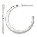Sterling Silver Post Hoop Earrings