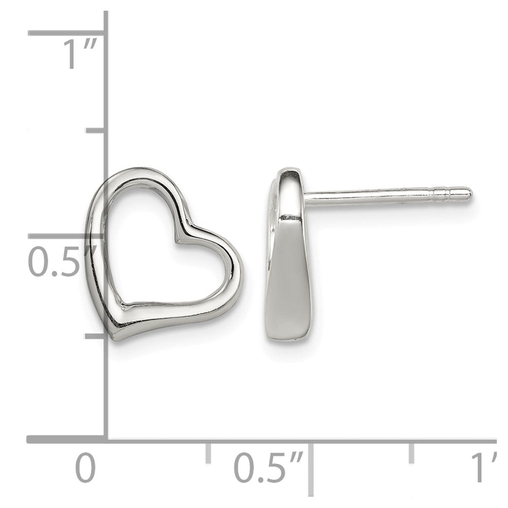 Sterling Silver Heart Earrings