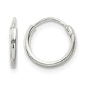 Sterling Silver 1.3mm Hoop Earrings