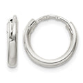 Sterling Silver 2mm Hoop Earrings