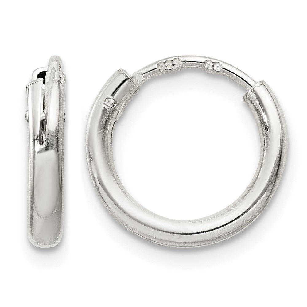 Sterling Silver 2mm Hoop Earrings