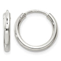 Sterling Silver 2mm Hoop Earrings