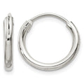 Sterling Silver 2mm Hoop Earrings