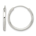 Sterling Silver 2mm Hoop Earrings