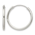 Sterling Silver 2mm Hoop Earrings