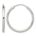 Sterling Silver 2mm Hoop Earrings