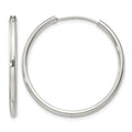 Sterling Silver 2mm Hoop Earrings