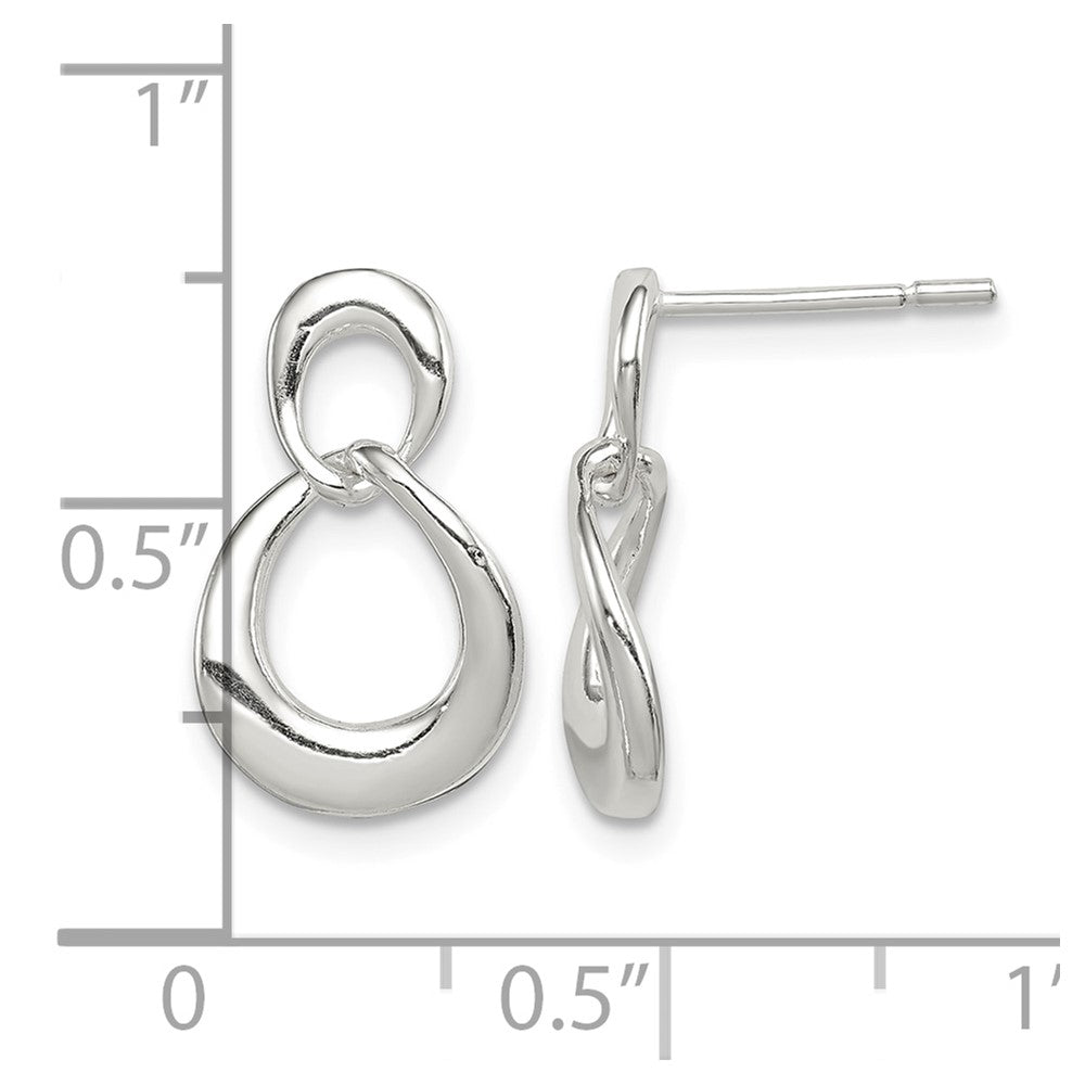 Sterling Silver Fancy Dangle Earrings