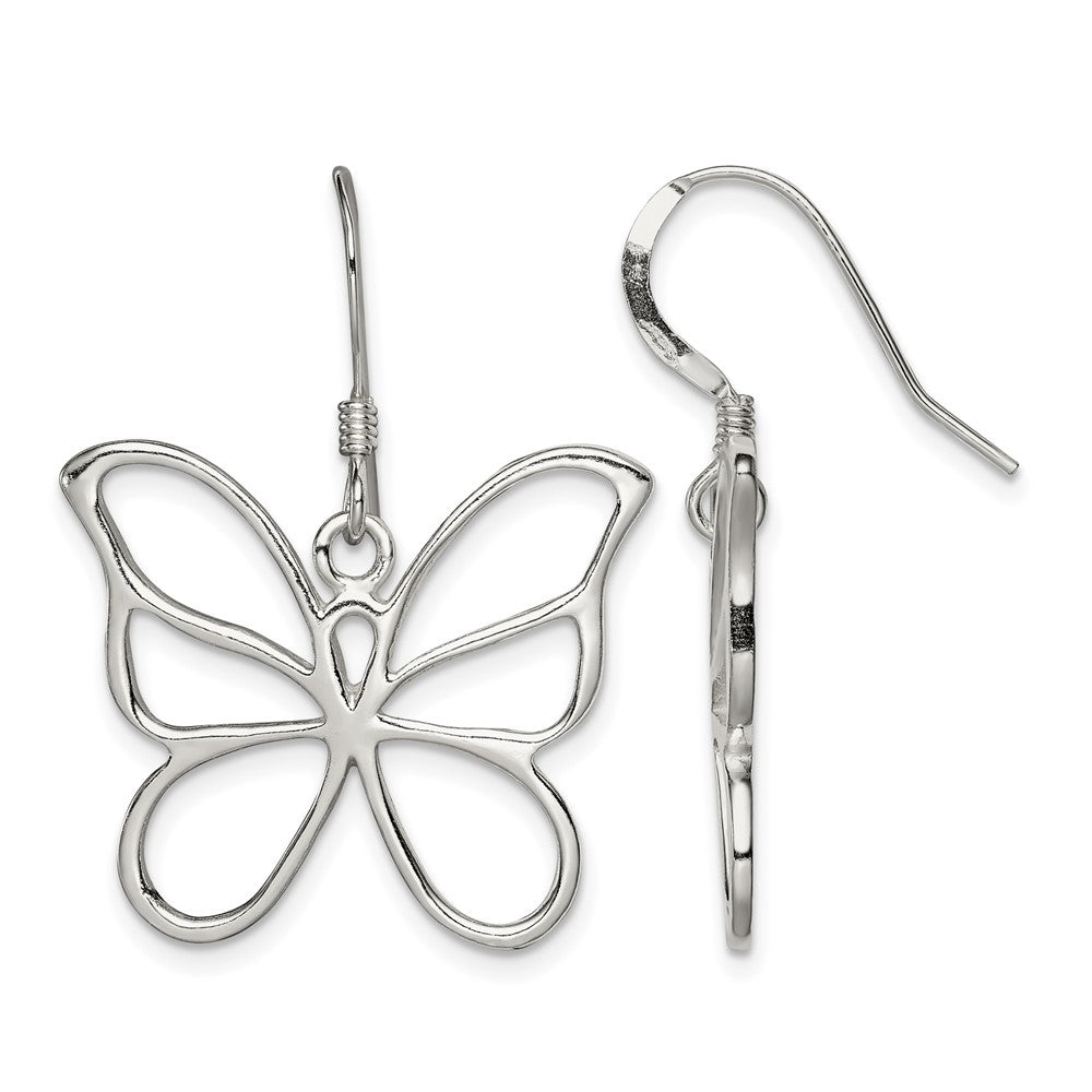 Sterling Silver Butterfly Earrings