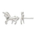 Sterling Silver Unicorn Mini Earrings