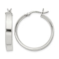 Sterling Silver 4.25x25Hoop Earrings