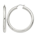 Sterling Silver 5mm Round Hoop Earrings