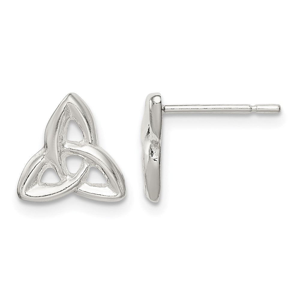 Sterling Silver Trinity Post Earrings