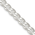 Sterling Silver 8.25mm D/C Flat Anchor Curb Chain