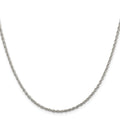 Sterling Silver 2mm Loose Rope Chain