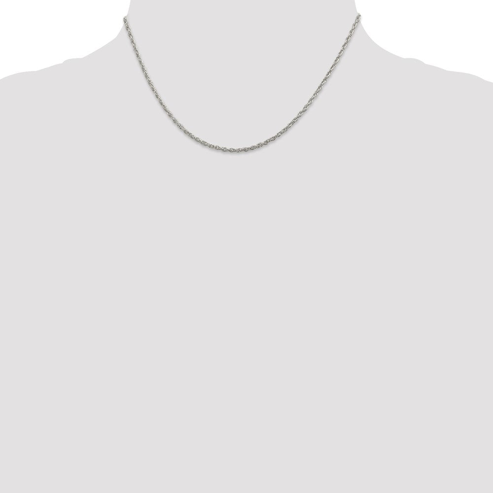 Sterling Silver 2mm Loose Rope Chain