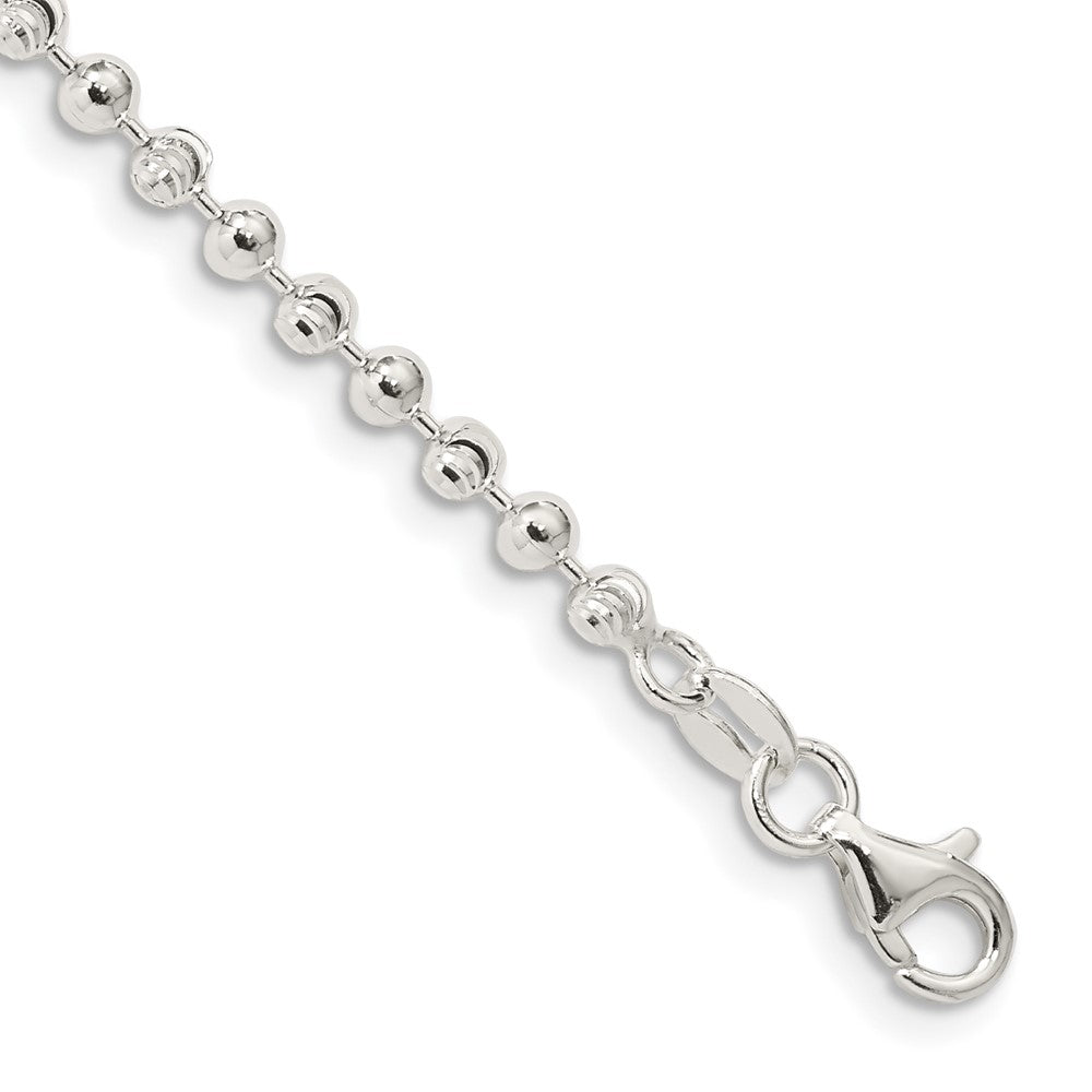 Sterling Silver 3mm Fancy Beaded Chain