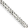 Sterling Silver 3mm Square Spiga Chain