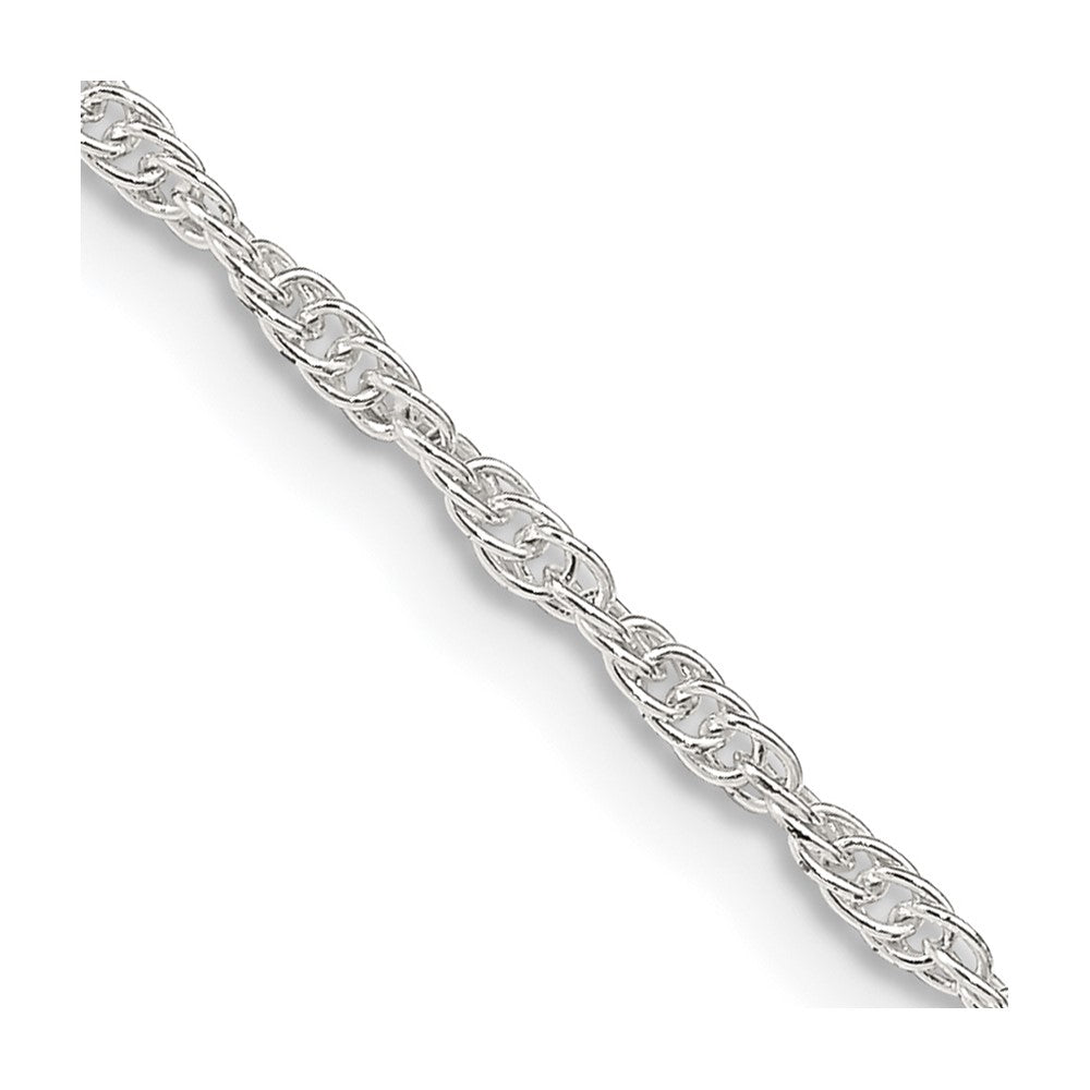 Sterling Silver 1.95mm Loose Rope Chain w/ ext.