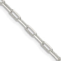 Sterling Silver 2.75mm Elongated Open Link Chain