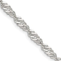 Sterling Silver 3.5mm Singapore Chain