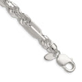 Sterling Silver 8mm D/C Figarope Chain