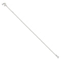 Sterling Silver 9in Plus 1in Ext Polished Dolphin Anklet