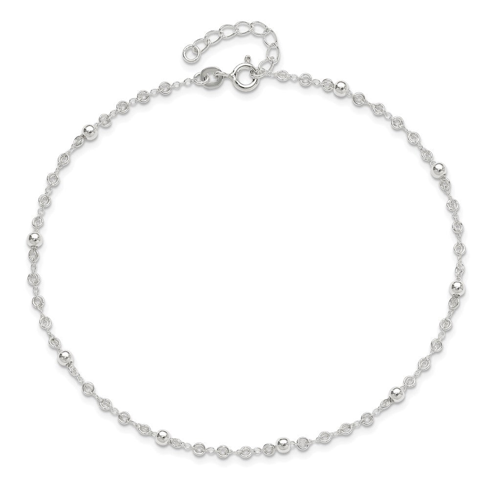 Sterling Silver plus ext. Anklet