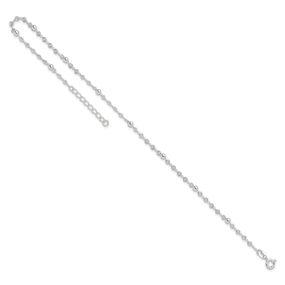 Sterling Silver plus ext. Anklet