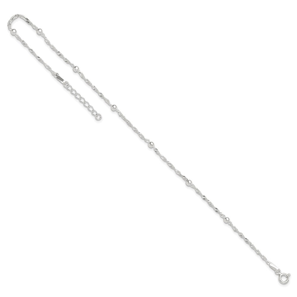 Sterling Silver Plus ext. Anklet