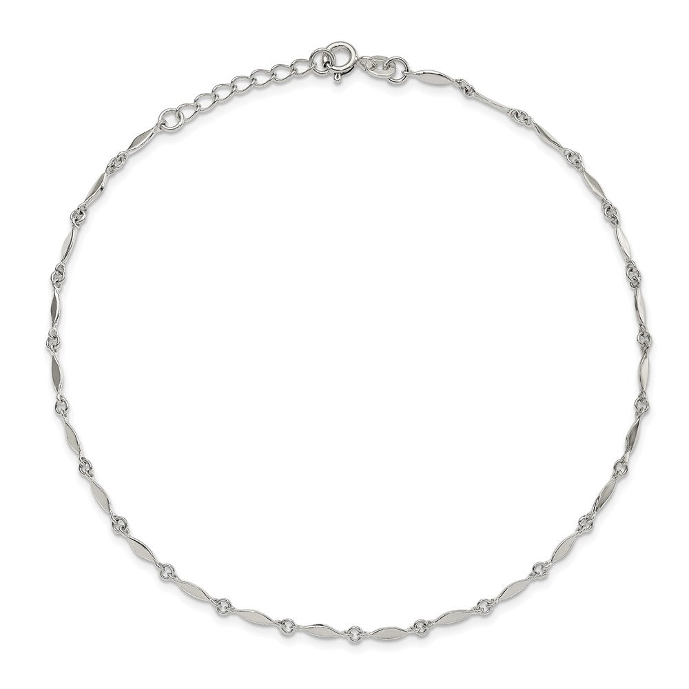 Sterling Silver Plus ext. Anklet