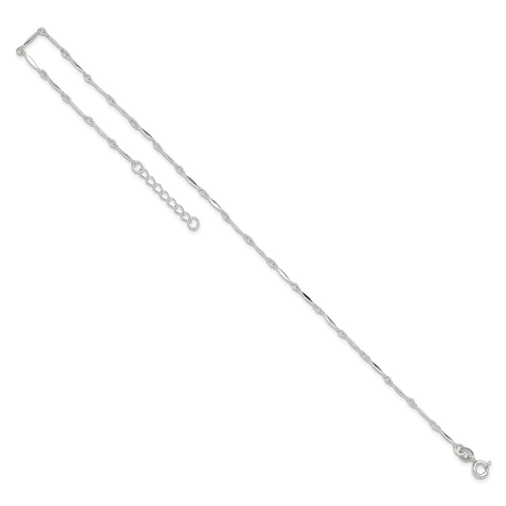 Sterling Silver Plus ext. Anklet