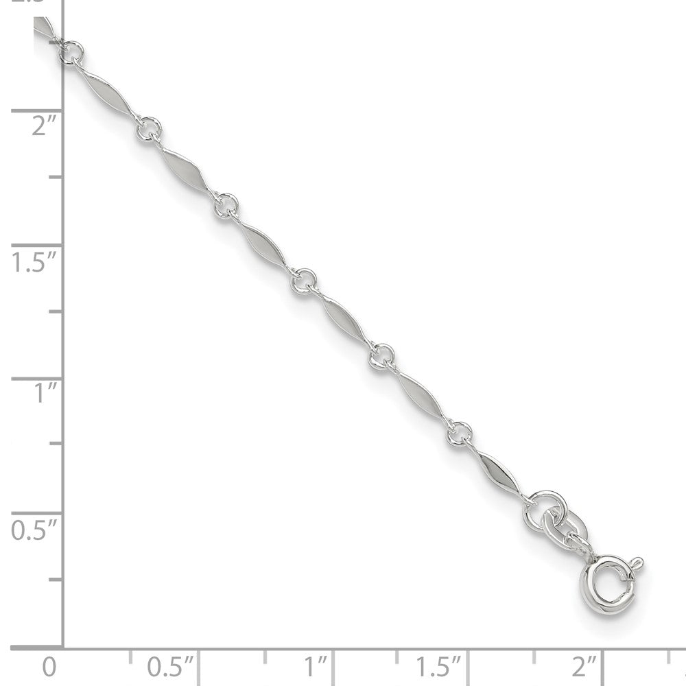 Sterling Silver Plus ext. Anklet