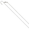 Sterling Silver Polished .90mm Box Adjustable Necklace
