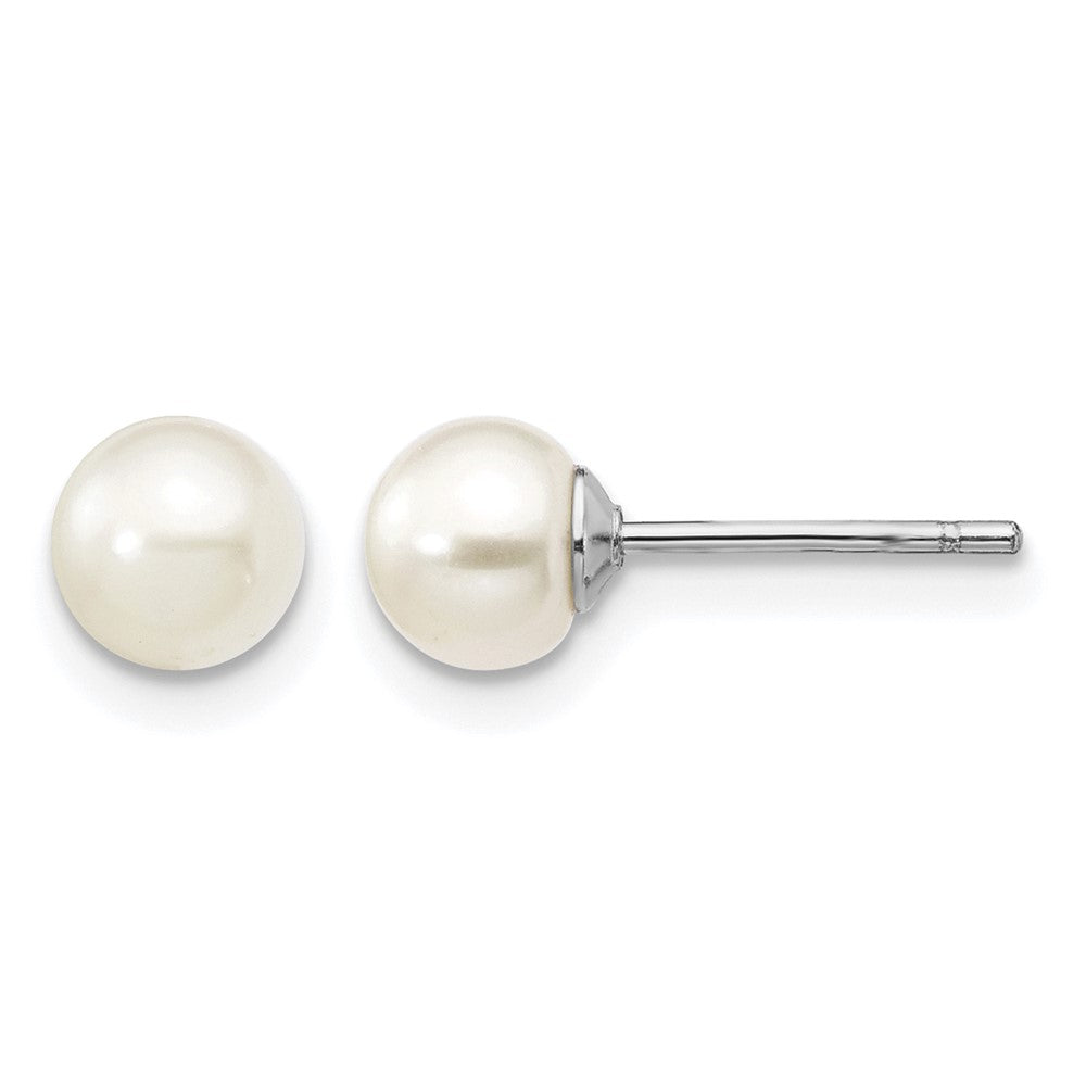SS Madi K RH-pltd 5-6mm FWC Pearl Necklace, Bracelet & Earrring Set