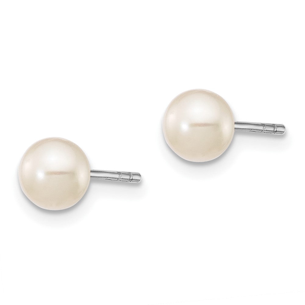 SS Madi K RH-pltd 5-6mm FWC Pearl Necklace, Bracelet & Earrring Set